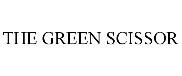 Trademark Logo THE GREEN SCISSOR