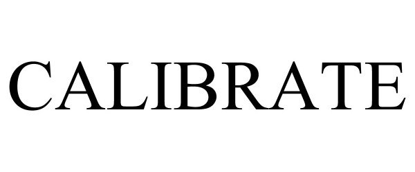 Trademark Logo CALIBRATE