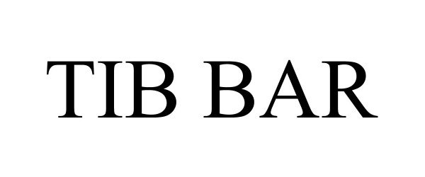 Trademark Logo TIB BAR