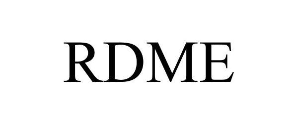 Trademark Logo RDME