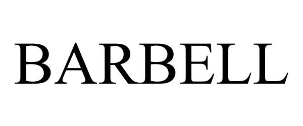 Trademark Logo BARBELL