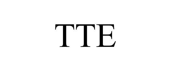 Trademark Logo TTE