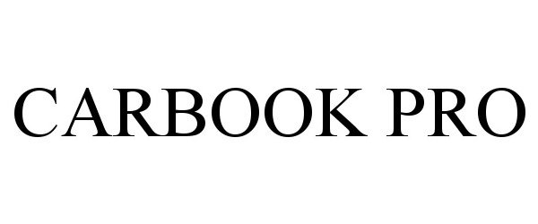 Trademark Logo CARBOOK PRO