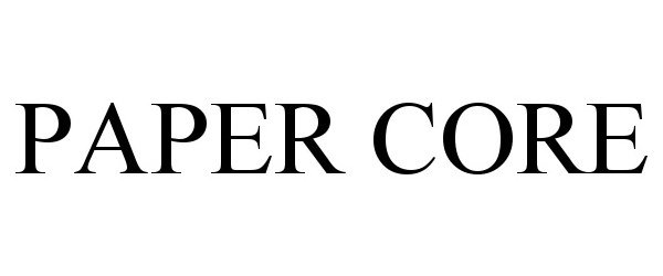 Trademark Logo PAPER CORE