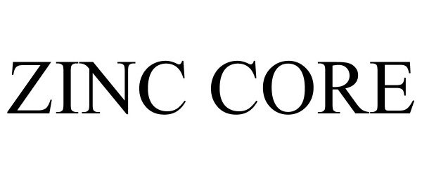 Trademark Logo ZINC CORE