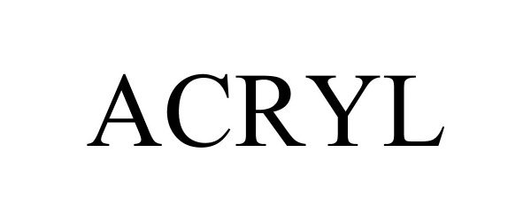 Trademark Logo ACRYL