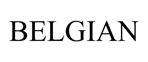 Trademark Logo BELGIAN
