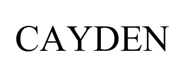 Trademark Logo CAYDEN