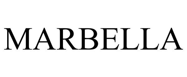 Trademark Logo MARBELLA