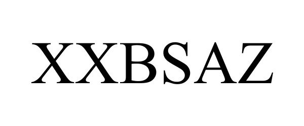 Trademark Logo XXBSAZ