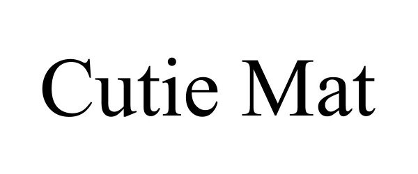 Trademark Logo CUTIE MAT
