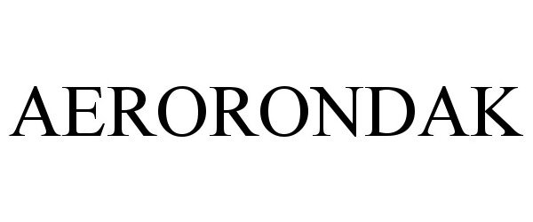 Trademark Logo AERORONDAK
