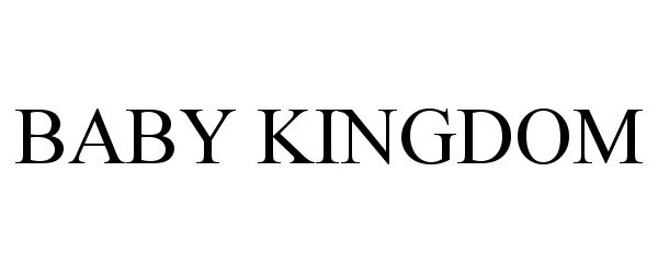 Trademark Logo BABY KINGDOM