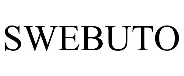 Trademark Logo SWEBUTO