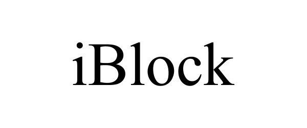 Trademark Logo IBLOCK