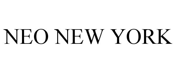 Trademark Logo NEO NEW YORK