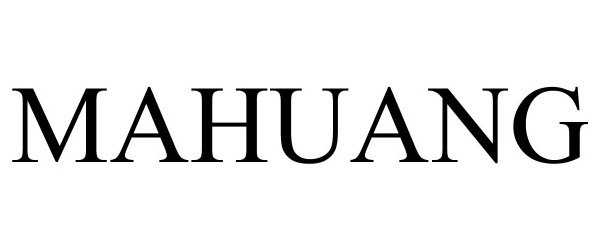Trademark Logo MAHUANG