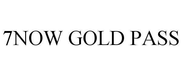 Trademark Logo 7NOW GOLD PASS