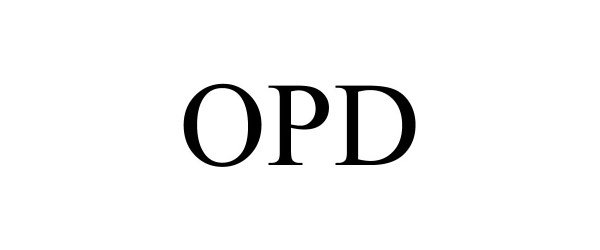 Trademark Logo OPD