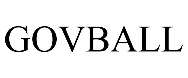 Trademark Logo GOVBALL