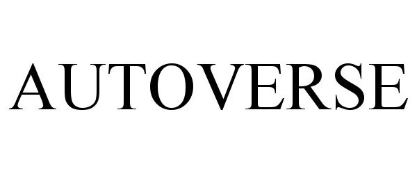 Trademark Logo AUTOVERSE