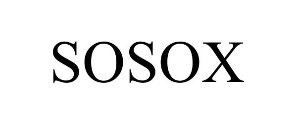 Trademark Logo SOSOX