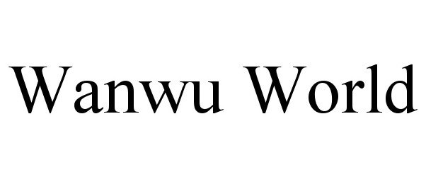 Trademark Logo WANWU WORLD