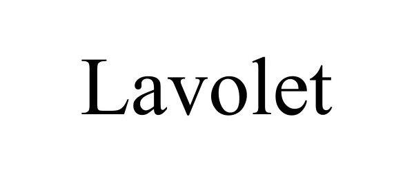 Trademark Logo LAVOLET