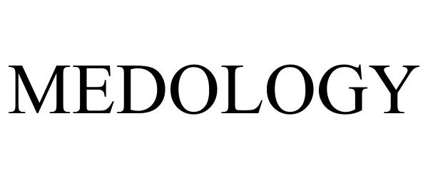 Trademark Logo MEDOLOGY