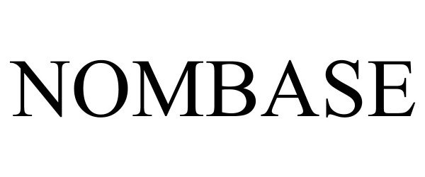 Trademark Logo NOMBASE
