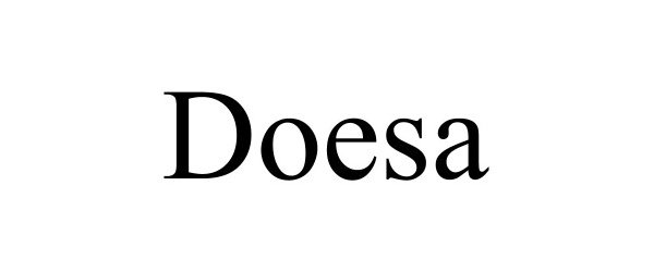 Trademark Logo DOESA