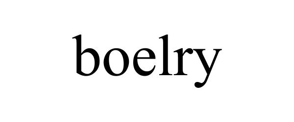 Trademark Logo BOELRY