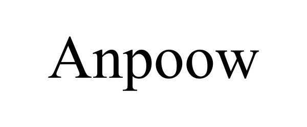 Trademark Logo ANPOOW