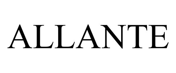 Trademark Logo ALLANTE