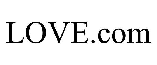 Trademark Logo LOVE.COM