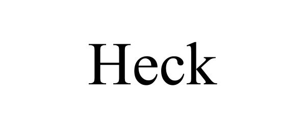 Trademark Logo HECK