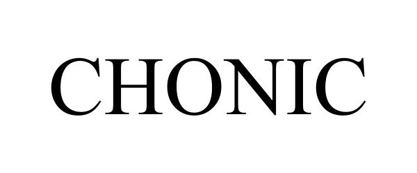 Trademark Logo CHONIC