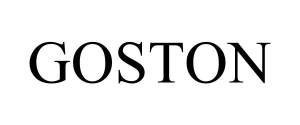 Trademark Logo GOSTON