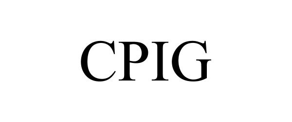 Trademark Logo CPIG