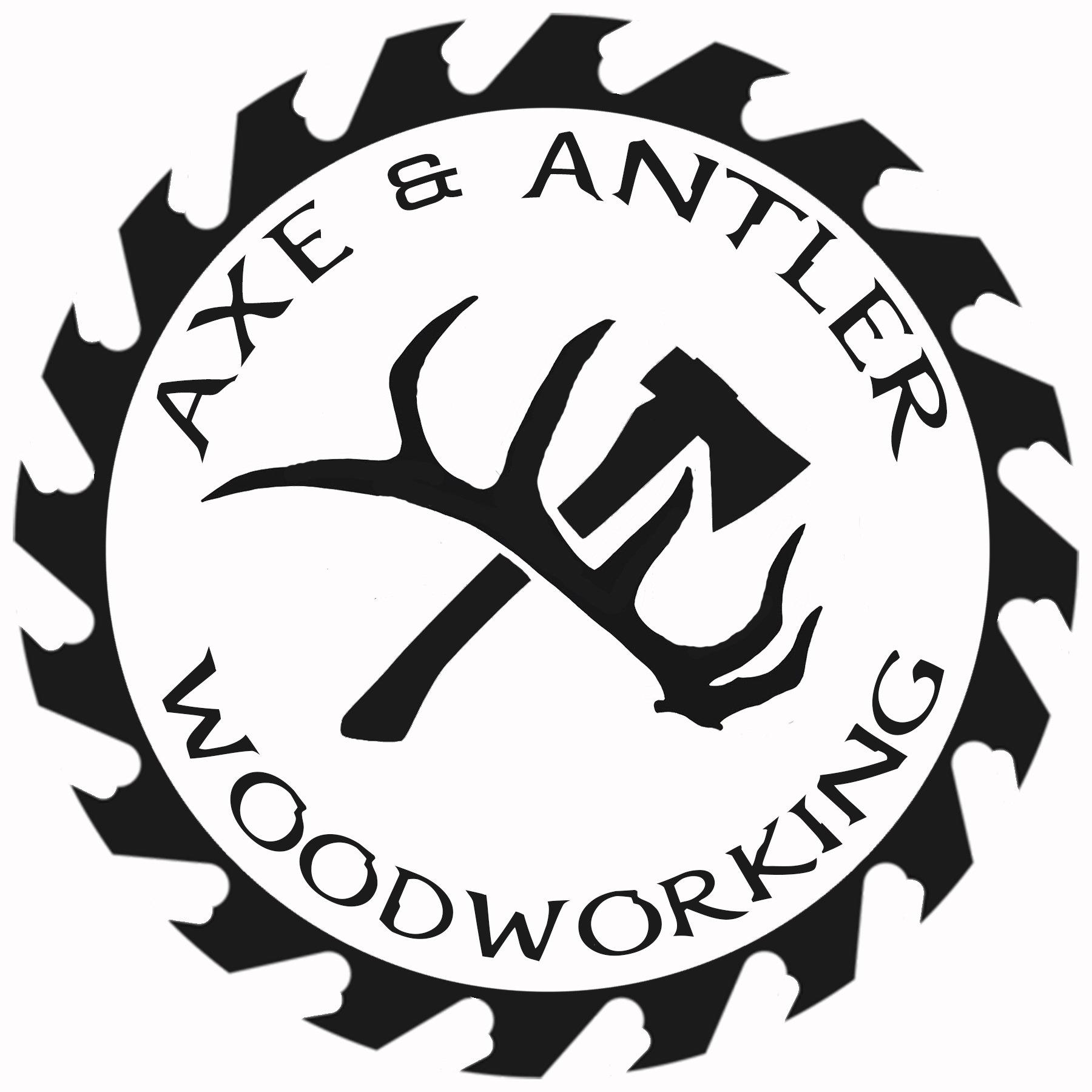 Trademark Logo AXE & ANTLER WOODWORKING