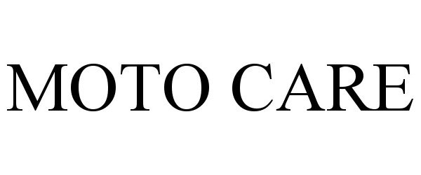 Trademark Logo MOTO CARE