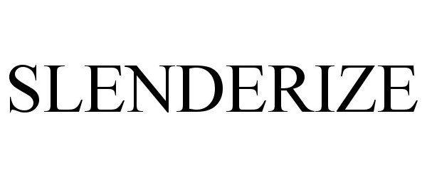 Trademark Logo SLENDERIZE
