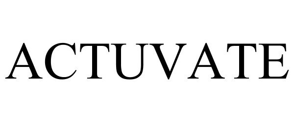 Trademark Logo ACTUVATE