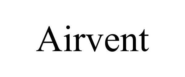 Trademark Logo AIRVENT