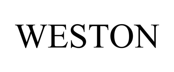 Trademark Logo WESTON