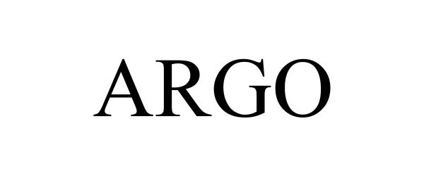 Trademark Logo ARGO