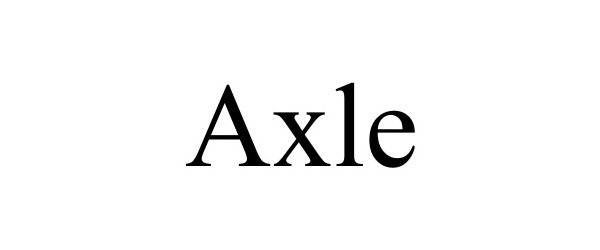 AXLE