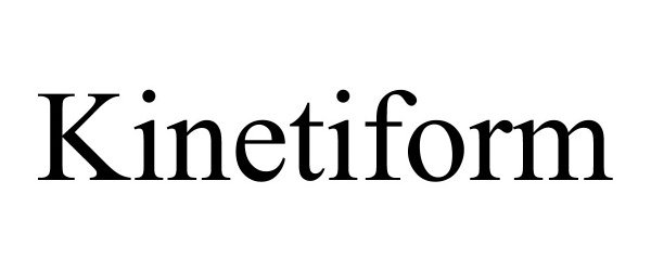 Trademark Logo KINETIFORM