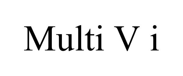Trademark Logo MULTI V I