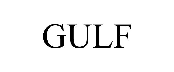 Trademark Logo GULF